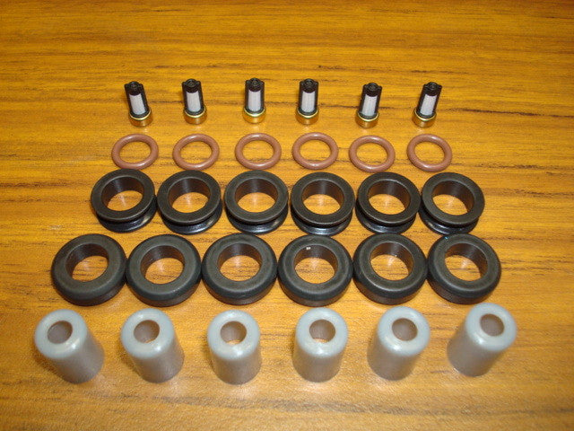 Toyota 3VZE 3.0L Fuel Injector Repair Kit: O-rings Pintle Caps Seals Filters
