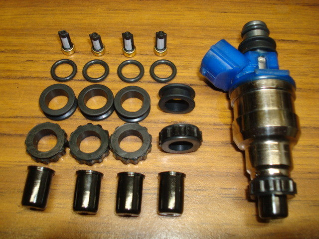 Mazda Miata Fuel Injector #195500-1970 : Seal, O-Ring, Filter & Pintle Cap Kit