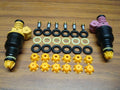 BMW 6 cyl Fuel Injector Service Kit - Filters, Pintle Caps, Spacers, O-Rings, I6