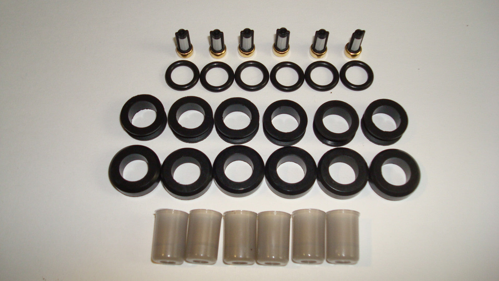Toyota 3VZE 3.0L Fuel Injector Repair Kit: O-rings Pintle Caps Seals Filters