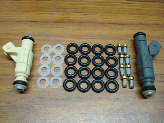 1997-2004 Chevrolet Corvette 5.7L Bosch EV6 Fuel Injector Rebuild O-Ring Kit